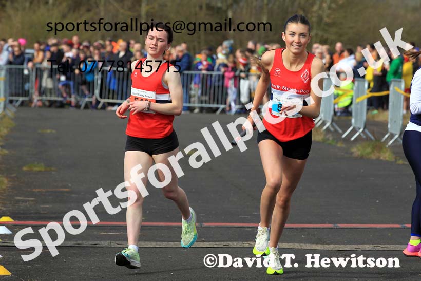 Senior womens 2023 Elswick Harriers Road Relays, Albamarle Barrack Airfield, Ouston, Northumberland. Photo: David T. Hewitson/Sports for All Pics